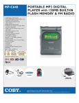 COBY electronic MP-C640 User's Manual