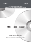 COBY electronic DVD-937 User's Manual
