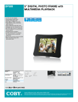 COBY electronic DP500 User's Manual