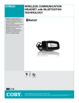 COBY electronic CVM220 User's Manual