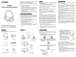 COBY electronic CV 890 User's Manual