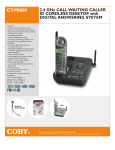 COBY electronic CT-P8800 User's Manual