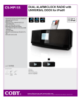 COBY electronic CSMP155 User's Manual