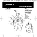 Cobra Electronics microTALK MT 600 Owner's Manual