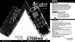 Cobra Electronics LI 7020WX Product manual
