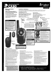 Cobra Electronics CX80 User's Manual