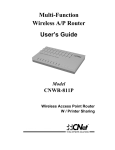 CNET CNWR-811P User's Manual