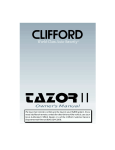 Clifford Tazor II User's Manual