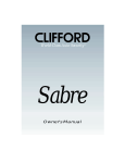Clifford Sabre User's Manual