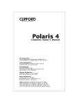 Clifford Polaris 4 User's Manual