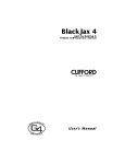 Clifford BlackJax 4 User's Manual