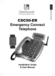 ClearSounds CSC50-ER User's Manual