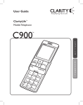 Clarity C900 User's Manual