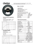 Clarion XW1500 User's Manual