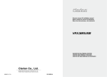 Clarion XMD3 User's Manual