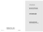 Clarion VRX585USB User's Manual