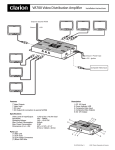 Clarion VA700 User's Manual