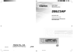 Clarion DB625MP User's Manual