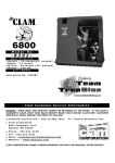 Clam Corp CLAM 6800 8202 User's Manual