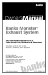 CJ Banks Automobile Parts 48784-48788 User's Manual