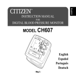 Citizen ch607 User's Manual