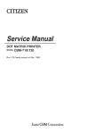 Citizen Systems CBM-710/720 User's Manual