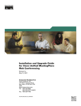 Cisco Systems Unified MeetingPlace Web Conferencing Installation and Upgrade Guide