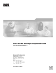 Cisco Systems IOS XR User's Manual