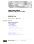 Cisco Systems GRP-B User's Manual