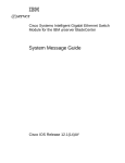 Cisco Systems Ethernet Module Messages Reference Guide