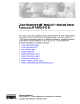 Cisco Systems AIR-ANT2414S-R User's Manual