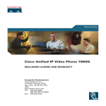 Cisco Systems 7985G User's Manual