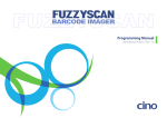 Cino FUZZYSCAN F600 User's Manual