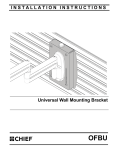 Chief Manufacturing OFBU User's Manual