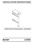 Chief Manufacturing LCD2C User's Manual