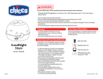 Chicco Goodnight Stars Projector Owner's Manual