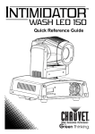 Chauvet Marine Lighting Wash LED 150 User's Manual