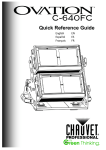 Chauvet C-640FC User's Manual