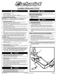 Chariot Carriers 51100605 User's Manual