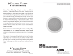 Channel Vision IC503 User's Manual