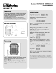 Chamberlain WKP250LM User's Manual