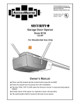 Chamberlain M150 User's Manual