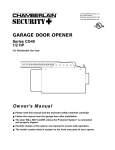 Chamberlain CG40 User's Manual