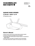 Chamberlain 9950D User's Manual
