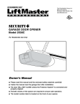 Chamberlain 2500C User's Manual