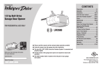 Chamberlain 1/2-HP LW3500 User's Manual