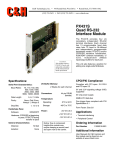 CH Tech PX431S User's Manual