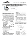 CFM TBFR90L User's Manual