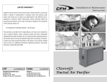 CFM CX3000GS User's Manual