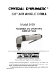 Central Pneumatic 2439 User's Manual